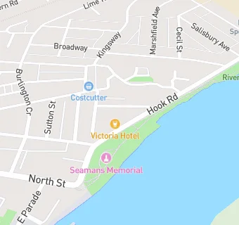 map for Victoria Hotel