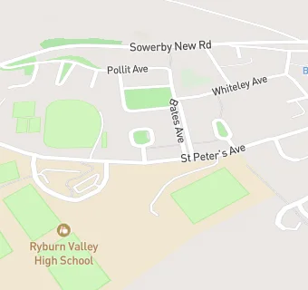 map for Ryburn Valley High School