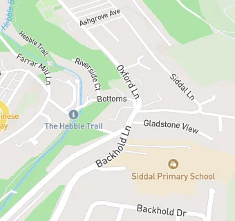 map for Siddal Primary School