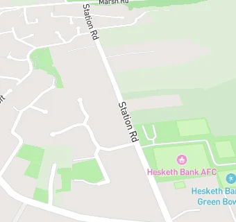 map for Hesketh Bank Bowling Club