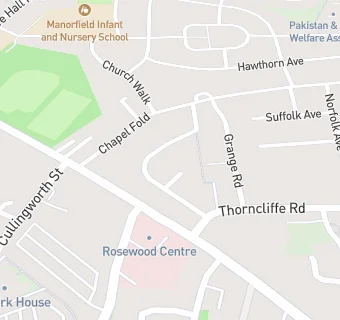 map for New Thorncliffe