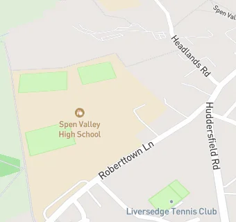 map for Spen Valley High School