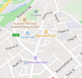 map for Big Lamp Chippy