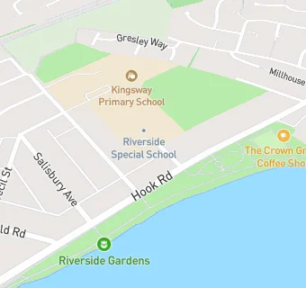 map for Riverside School