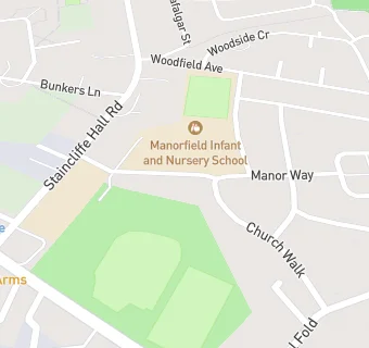 map for Manorfield Infant And Nursery School