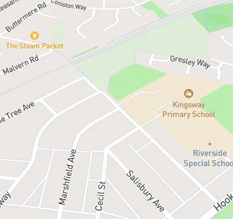 map for Kingsway Primary School