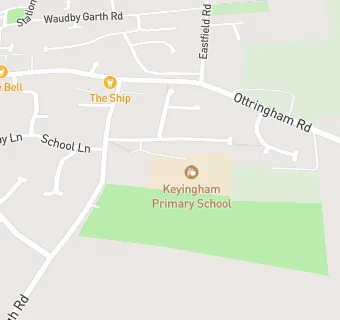 map for Keyingham Primary School