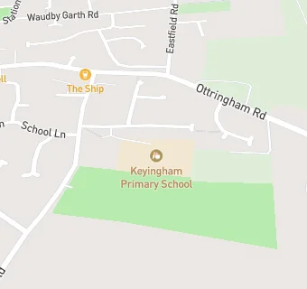 map for Keyingham Primary School