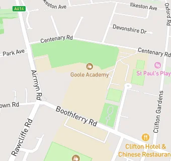 map for Goole Academy