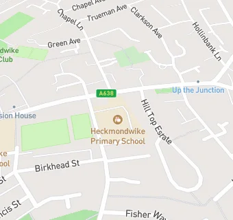 map for Heckmondwike Primary School