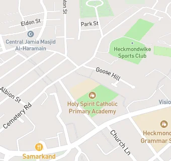 map for Holy Spirit Catholic Primary Academy