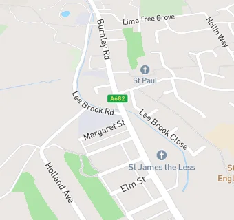 map for St James The Less Parish Centre Luncheon Club