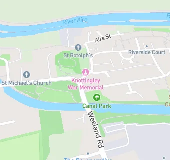 map for Knottingley Town Hall Community Centre