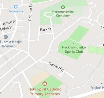 map for Heckmondwike Sports Club