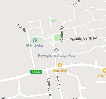 map for Keyingham Village Institute