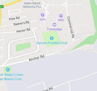 map for Crown Paints Sports & Social Club