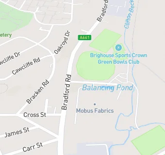 map for Brighouse Sports Club