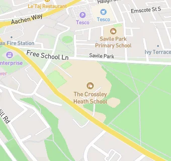 map for The Crossley Heath School