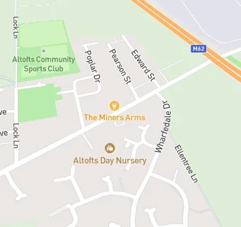 map for Altofts WMC & Institute