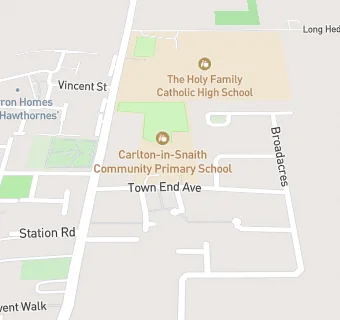 map for Carlton Primary School