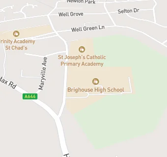 map for Brighouse High School