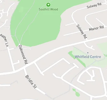 map for The Whitfield Centre