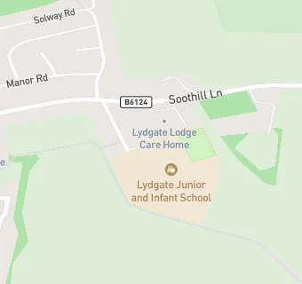 map for Lydgate Pre School