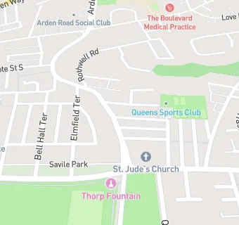 map for Savile Park Off-Lic