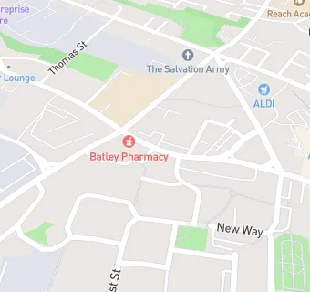 map for Batley Pharmacy