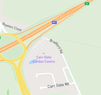 map for Carr Gate Garden Centre