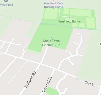 map for Goole Town Cricket Club