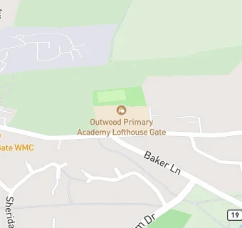 map for Outwood Primary Academy Lofthouse Gate