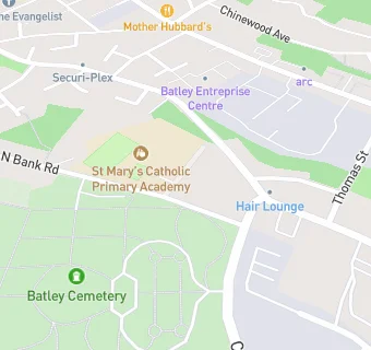 map for St Marys Catholic Primary Academy School