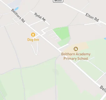 map for Belthorn Academy Catering Department