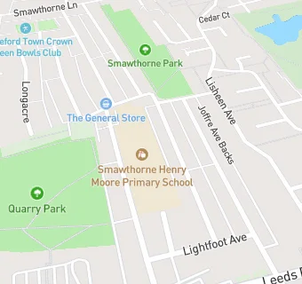 map for Smawthorne Henry Moore Primary School, Castleford