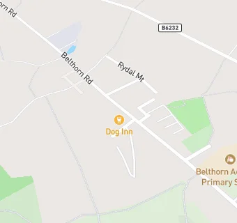 map for The Dog Inn Restaurant