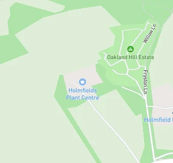 map for Holmfield Plant Centre