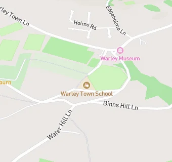 map for Warley Town School