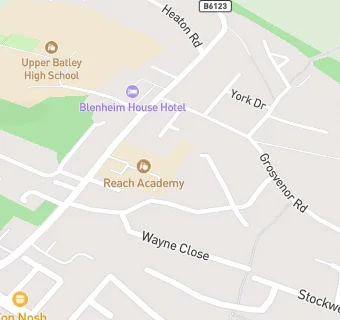 map for Westfields Pupil Referral Unit