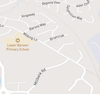 map for Lower Darwen Primary School