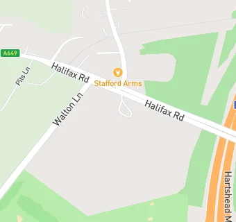 map for Hartshead Manor Nursing Home