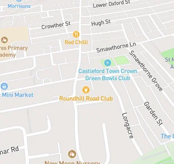 map for Roundhill Working Mens Club