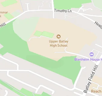 map for Upper Batley High School