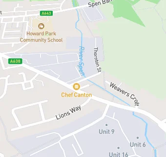 map for Chef Canton Chinese Takeaway