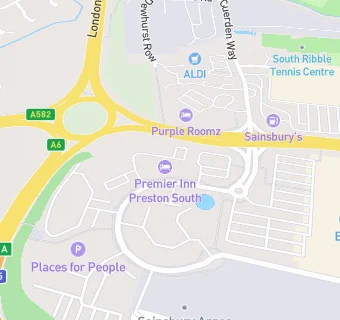 map for Premier Inn