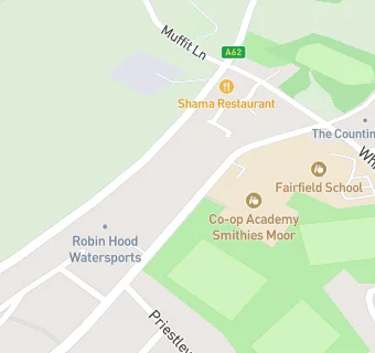 map for Co Op Academy Smithies Moor