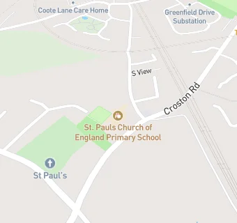 map for Farington Moss St. Paul's C.E. Primary School