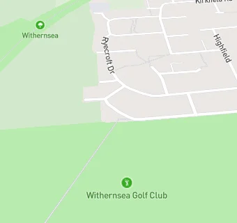 map for Withernsea Golf Club House