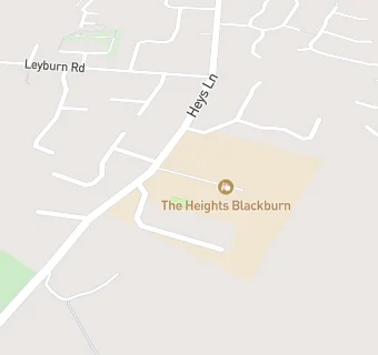 map for The Heights Blackburn