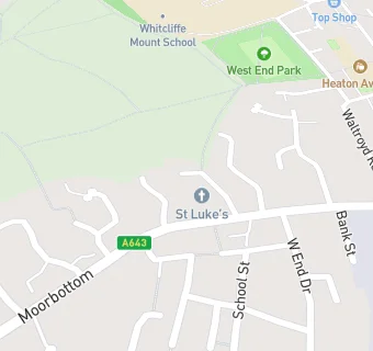 map for St Luke's Church of England Voluntary Controlled First School